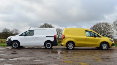 Renault Kangoo E-Tech and Mercedes E-Citan